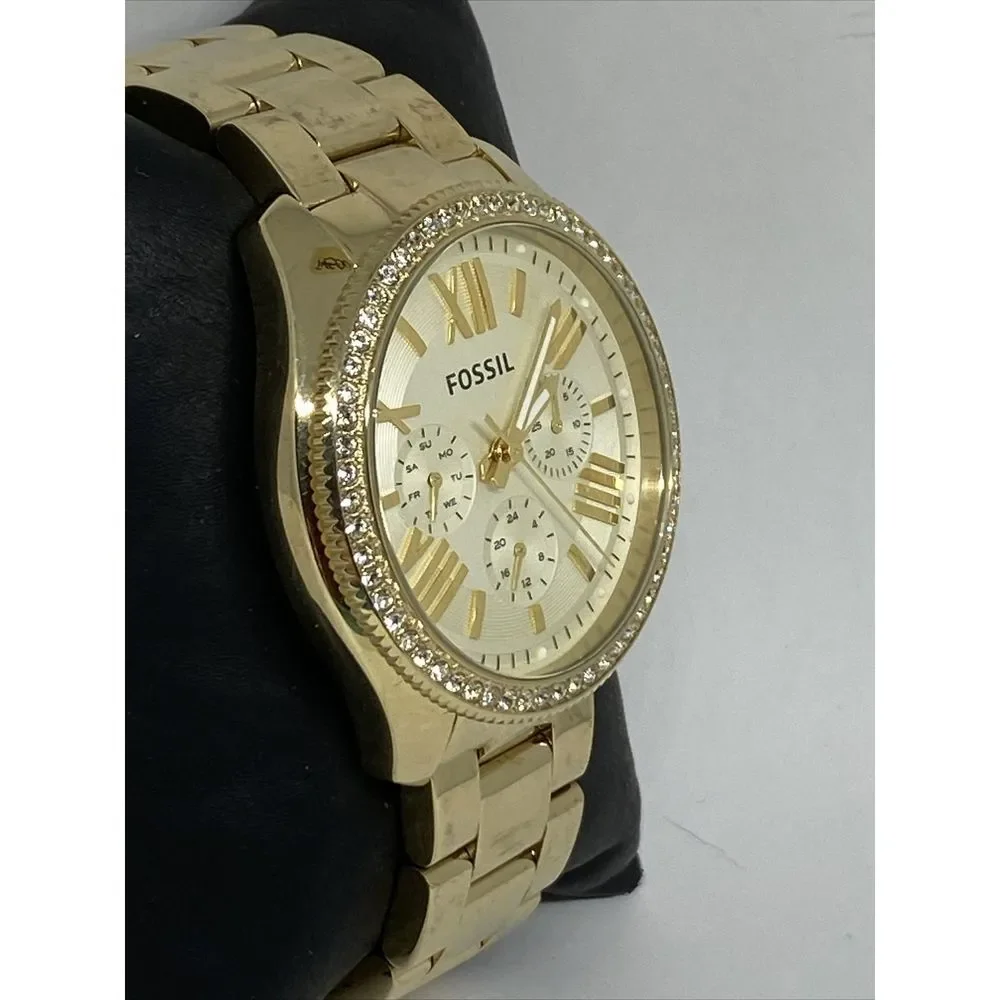 Fossil Cecile AM4482 Womens Stainless Steel Analog Dial Quartz Wrist Watch UC168